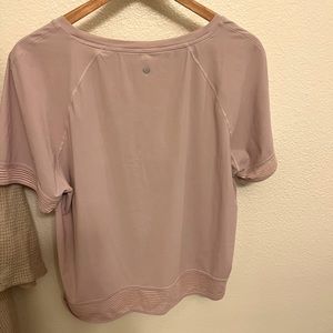 Light pink Lululemon shirt